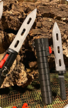 Imagen de un cuchillo balístico impreso en 3D